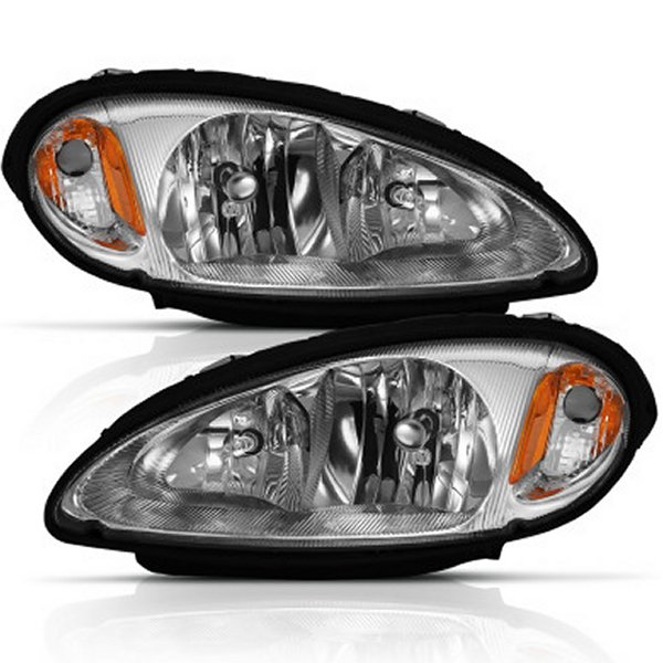 光 ANZO 2001-2005 Chrysler Pt Cruiser Crystal Headlight クローム