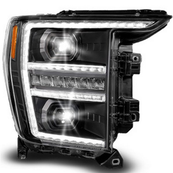 Anzo 21年-23年 フォード F150 LED プロジェクターHeadlight w/Switchback+Sequential ブラック (Passenger Side Only) anz111594-R WO店の通販は 142,827円