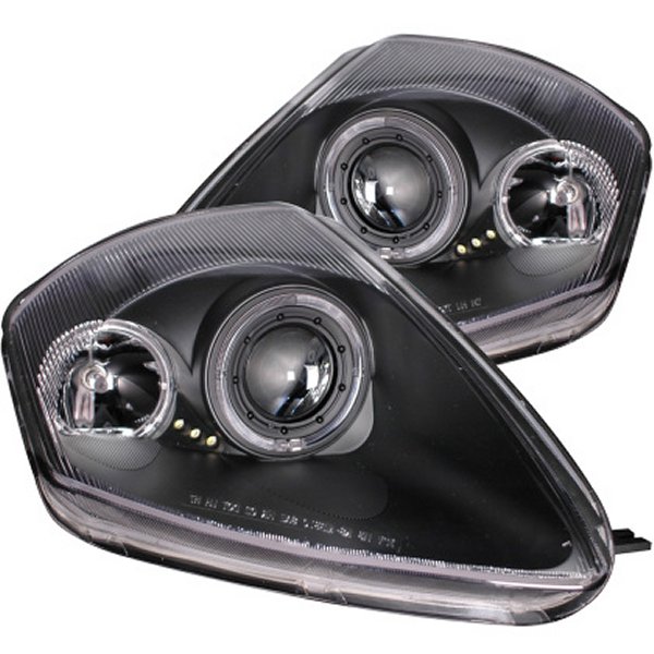 ANZO 2000-2005 ミツビシ Eclipse プロジェクターヘッドライト w/ Halo Black ANZ121332 WO店