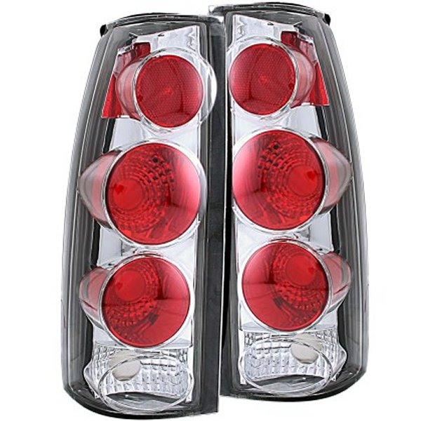 ANZO 1999-2000 キャデラック Escalade Taillights クローム 3D Style ANZ211017 WO店