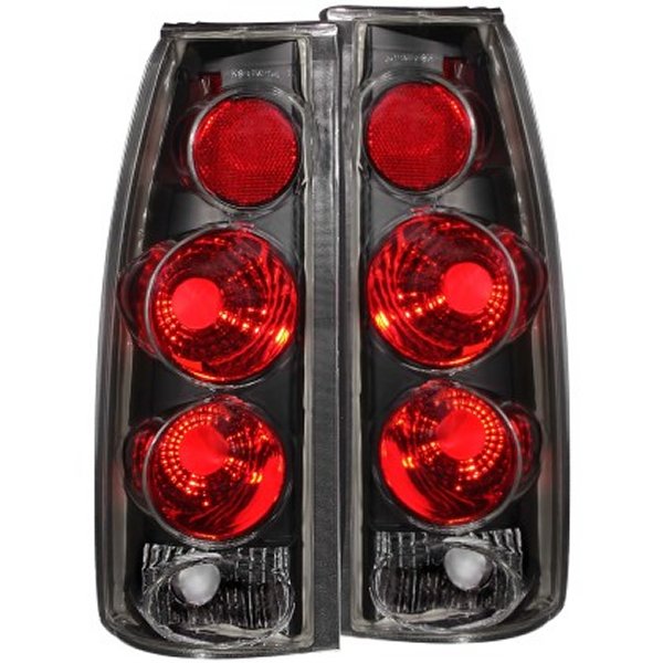 ANZO 1999-2000 キャデラック Escalade Taillights ブラック 3D Style ANZ211019 WO店