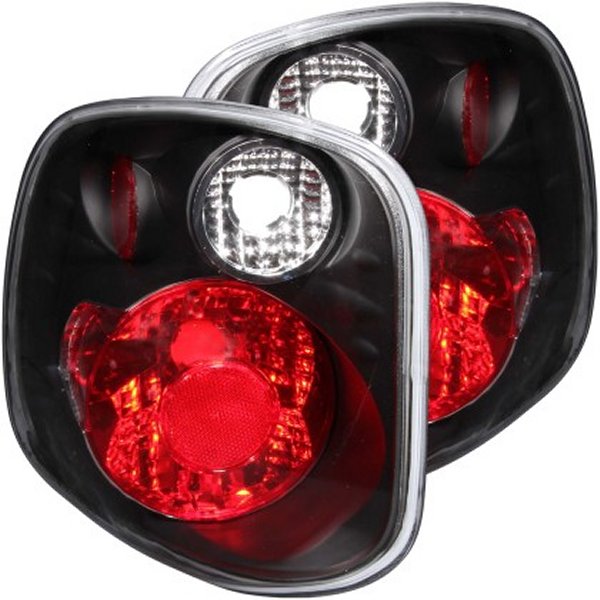 ANZO 2001-2003 フォード F-150 Taillights Black ANZ211143 WO店