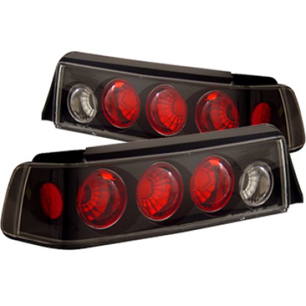 ANZO 1988-1991 ホンダ Civic Taillights Black ANZ221053 WO店
