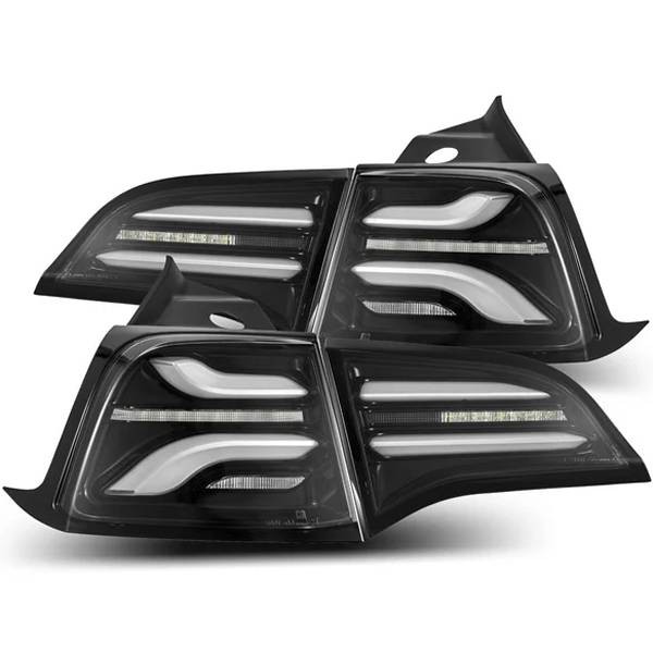 AlphaRex PROシリーズ LED テールライト ジェットブラック 17年-22年 Tesla Model 3 arx601010 WO店の通販は