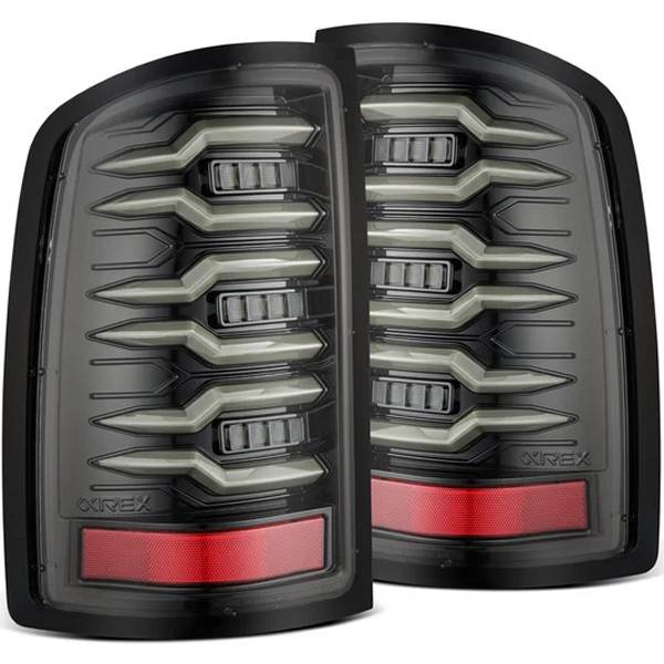 AlphaRex LUXXシリーズ LED テールライト アルファブラック 07年-13年 GMC Sierra 1500/2500HD/3500HD ARX630070 WO店