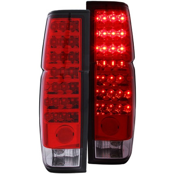 ANZO 1986-1997 ニッサン Hardbody LED Taillights Red/Clear ANZ311034 WO店