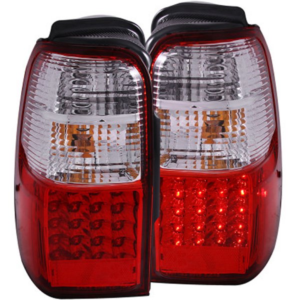 ANZO 2001-2002 トヨタ 4 Runner LED Taillights Red/Clear ANZ311070 WO店