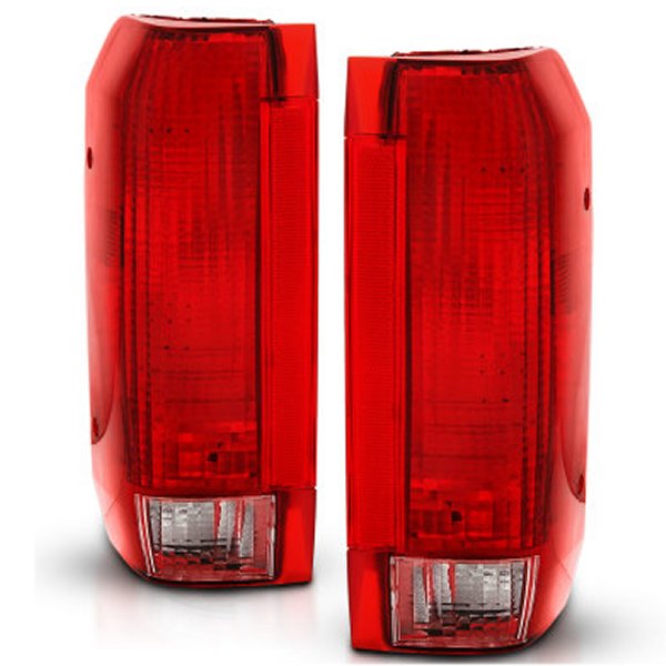 ANZO 1992-1996 フォード Bronco Taillight Red/Clear Lens (OE Replacement) ANZ311306 WO店
