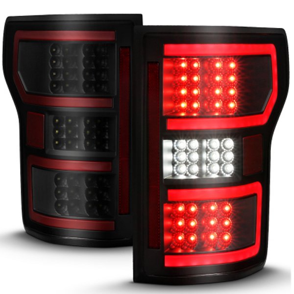 ANZO 18-19 フォード F-150 LED Taillight ブラック Housing Clear Lens Red Light Bar W/Sequential ANZ311314 WO店