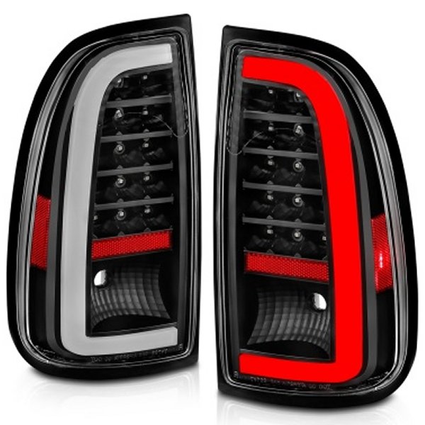 ANZO 00-06 トヨタ タンドラ LED Taillights w/ Light Bar ブラック Housing Clear Lens ANZ311411 WO店