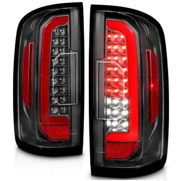 ANZO 15-21 シボレー Colorado Full LED Tail Lights w/ Red Lightbar ブラック Housing Clear Lens ANZ311432 WO店 53,495円