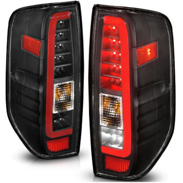 ANZO 2005-2021 ニッサン フロントier LED Taillights ブラック Housing/Clear Lens ANZ311443 WO店