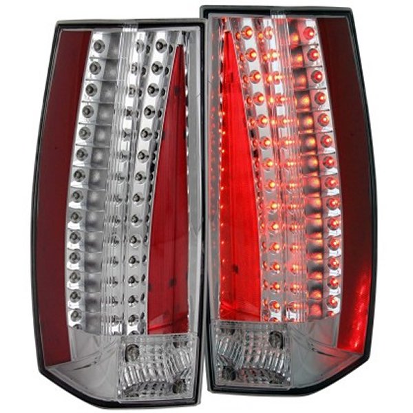 ANZO 2007-2011 キャデラック Escalade LED Taillights Chrome ANZ321287 WO店
