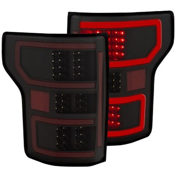 ANZO 18-19 フォード F-150 LED Taillights Black ANZ321338 WO
