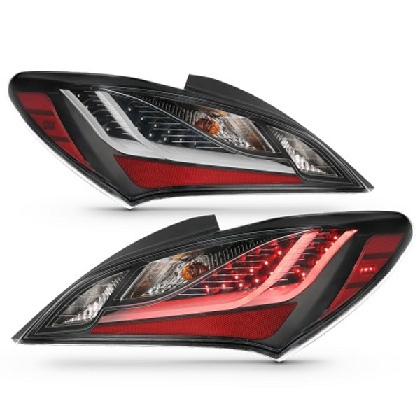 ANZO 10-13 ヒュンダイ Genesis 2DR LED Taillights Smoke ANZ321347 WO店