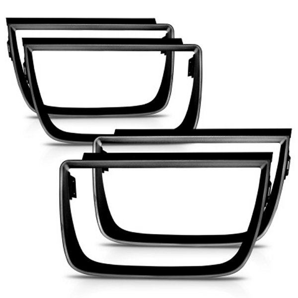 ANZO Taillight Bezels 2010-2013 シボレー カマロ Taillight Bezels - 4pc Flat Black ANZ351001 WO店