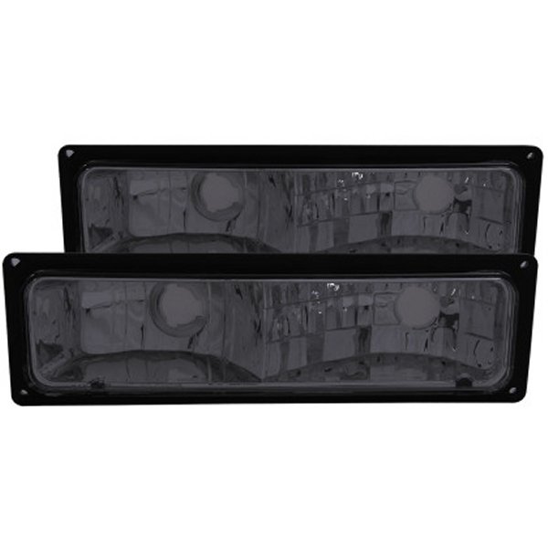 ANZO 1988-1998 シボレー C1500 Euro Parking Lights Smoke ANZ511034 WO店