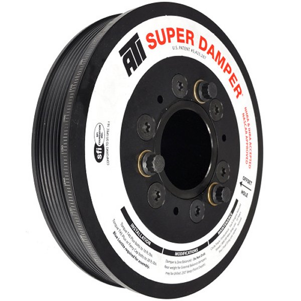 ATI ダンパー - 7.48in - Alum LW - 6 Grv - LS1/LS2 - F & V Body - No A/C - 3 Ring APPATI917302 WO店
