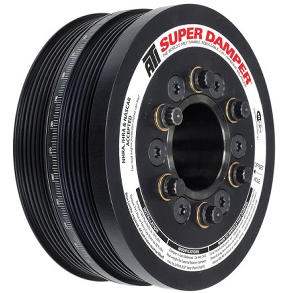 ATI Damper - 6.78in - Alum - (2) 6 Grv - フォード Coyote 5.0L - w/A/C Pulley - OEM Size APPATI918047 WO店