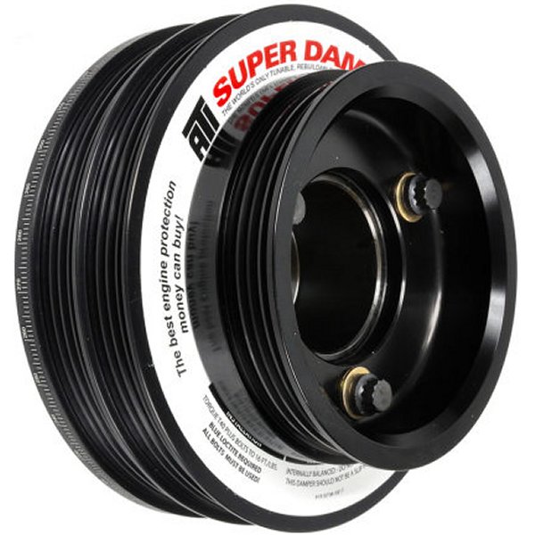ATI Damper - 5.67in - Alum - (2) 4 Grv - ニッサン RB26 - R32 Only - 1Pc - w/Power Steering Pulley APPATI918599 WO店
