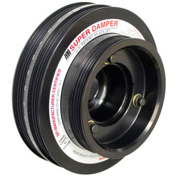 ATI Damper - 6.78in - Alum - 6/4 Grv - ニッサン SR20 - フロント Wheel Drive - Street - 2 Ring APPATI918607 WO店