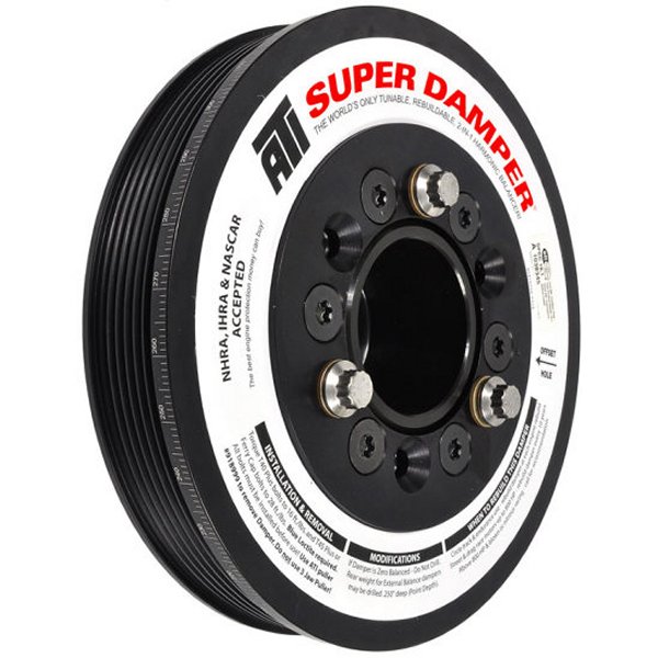 ATI Damper - 7.48in - Alum LW - 6/4 Grv - LSA - 09-15 キャデラック CTS-V (Excl SC Pulley) APPATI918854 WO店