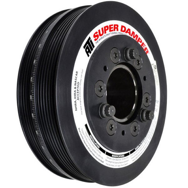 ATI Damper - 7.48in - Alum - 6/4 Grv - 2016+ Chevy カマロ LT1/LT4 Wet Sump - (Excl SC Pulley) APPATI918856 WO店