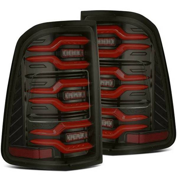AlphaRex 1500 Luxxシリーズ LED テールライト ブラック/レッド 19年-21年 Dodge Ram ARX640050 WO店
