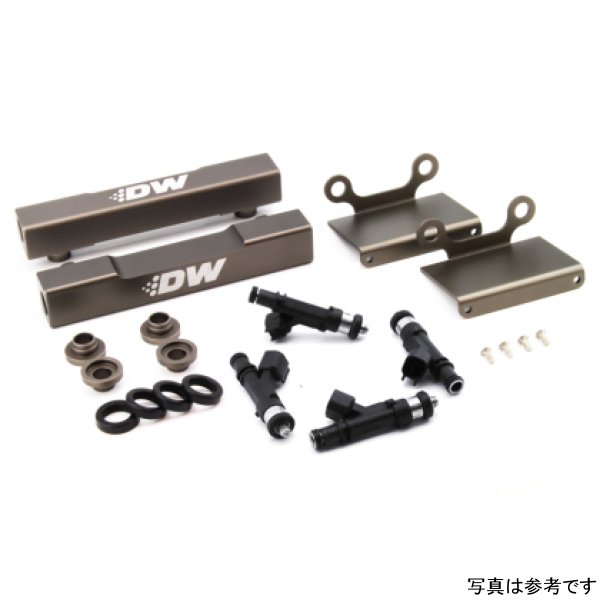 DeatschWerks 04年-06年 スバル STI/LGT Side Feed to Top Feed フューエル Rail Conv キット w/ 1000cc インジェクター DWK6-101-1000 WO店