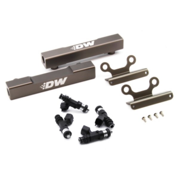 DeatschWerks 02+ スバル WRX / 07+ STI/LGT Top Feed フューエル Rail Upgrade キット w/ 750cc インジェクター DWK6-102-0750 WO店