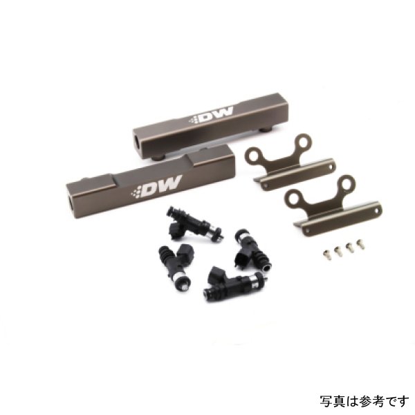 DeatschWerks 02+ スバル WRX / 07+ STI/LGT Top Feed フューエル Rail Upgrade キット w/ 1000cc インジェクター DWK6-102-1000 WO店