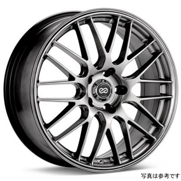 Enkei EKM3 18x8 5x112 ボルト Pattern 45mm オフセット 72.6 Bore Dia Performance Hyper シルバー ホイール ENK442-880-4445HS WO店