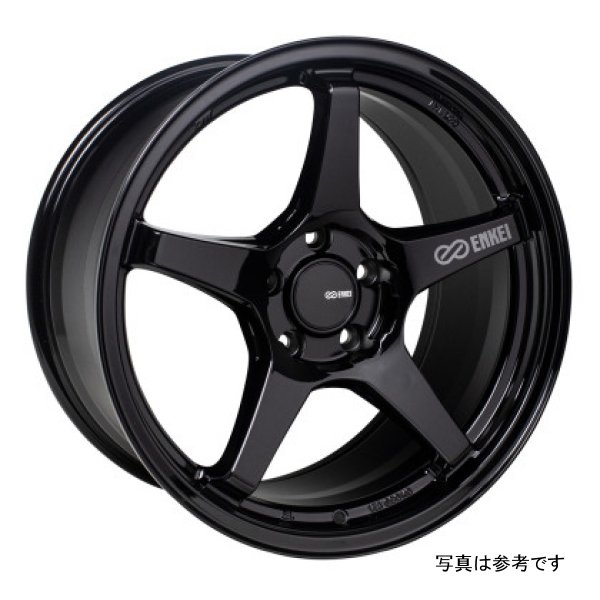 Enkei TS-5 17x8 5x100 45mm オフセット 72.6mm Bore Gloss ブラック ENK521-780-8045BK WO店