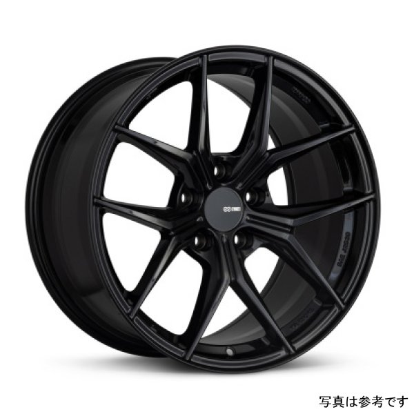 Enkei TSR-X 18x8.5 38mm オフセット 5x114.3 BK 72.6mm Bore Gloss ブラック ENK529-885-6538BK WO店