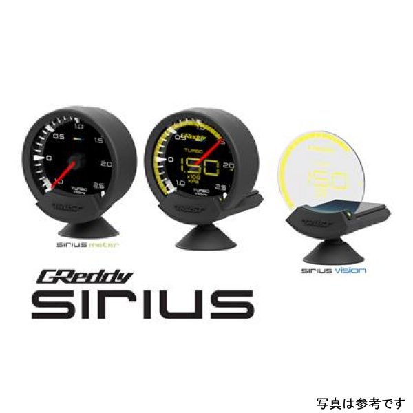 GReddy Sirius Vision Display (Turbo / Press / Temp / Voltage) 68mm Clear Thin-Film EL Display Gauge gre16001720 WO店の通販は 137,088円