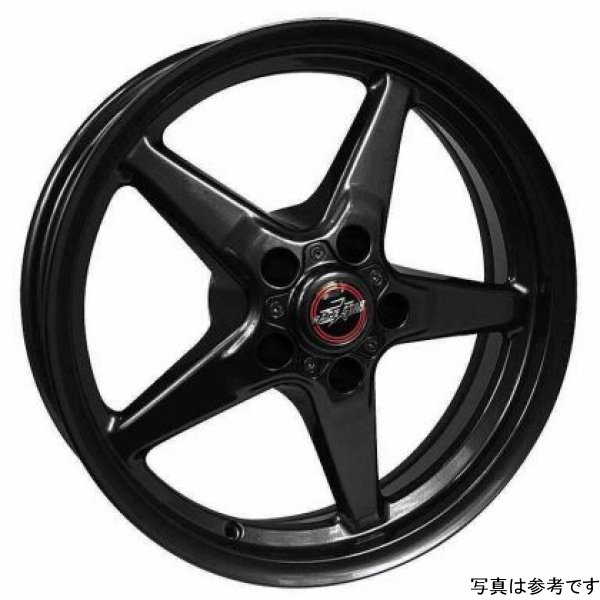 Race Star 92 Drag Star Focus/Sport Compact 18x8.50 5x108BC 6.64BS 49.5mm オフセット Gloss ブラック ホイール RST92-885353B WO店