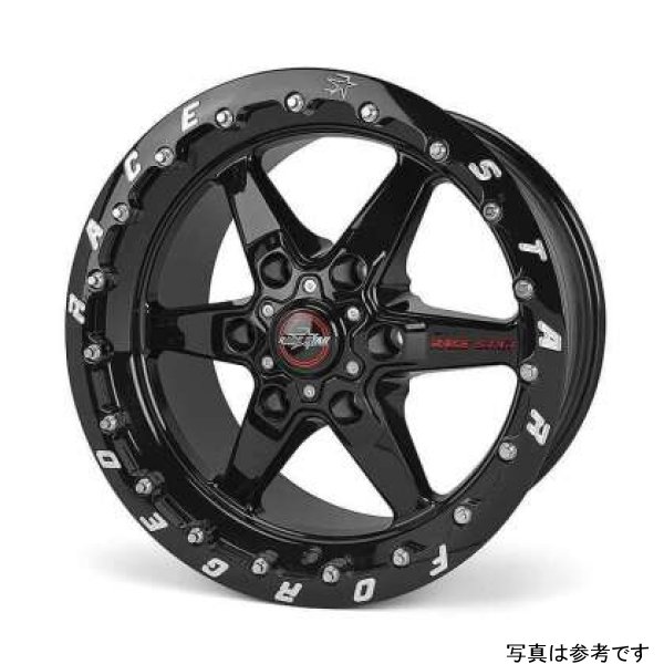 Race Star 93 Truck Star 17x9.50 6x5.50bc 6.125bs Gloss ブラック ホイール - シングル Beadlock RST93-795852SB WO店