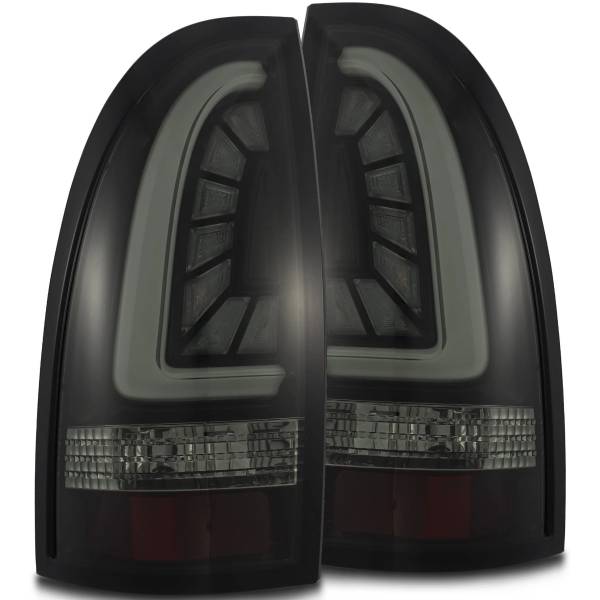 AlphaRex PROシリーズ LED テールライト ジェットブラック 05年-15年 トヨタ Tacoma ARX680030 WO店