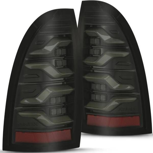 な AlphaRex LUXXシリーズ LED テールライト アルファブラック 05年-15年