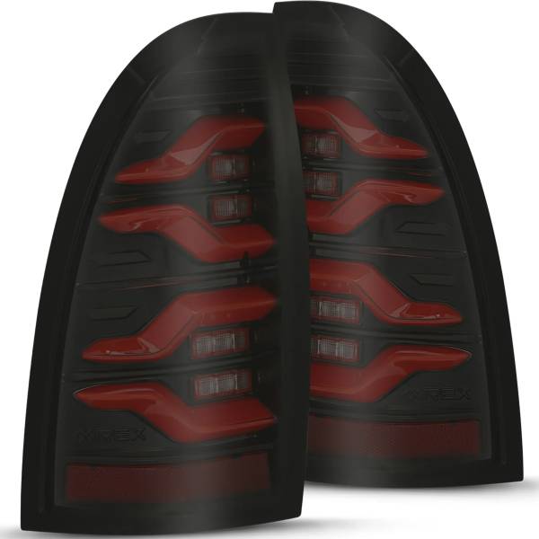 AlphaRex LUXXシリーズ LED テールライト ブラック/レッド 05年-15年
