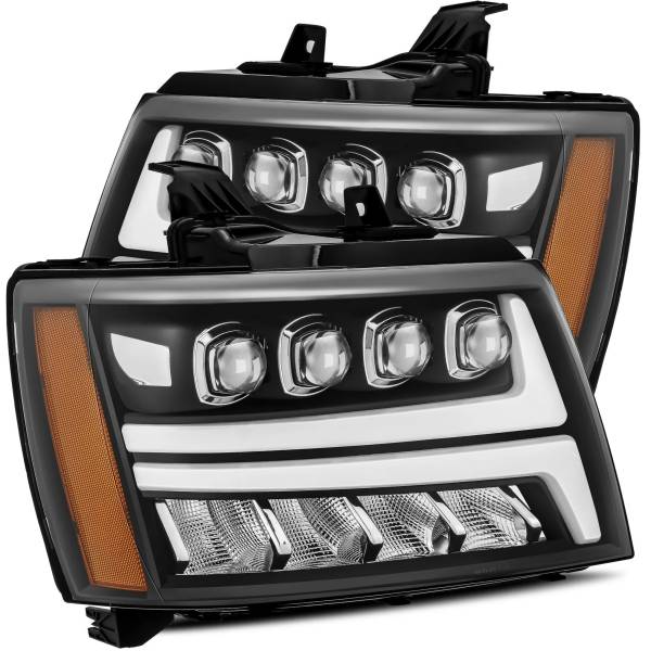 AlphaRex NOVAシリーズ LED プロジェクター ヘッドライト Plank Style マットブラック 07年-13年 Chevy Avalanche arx880288 WO店の通販は