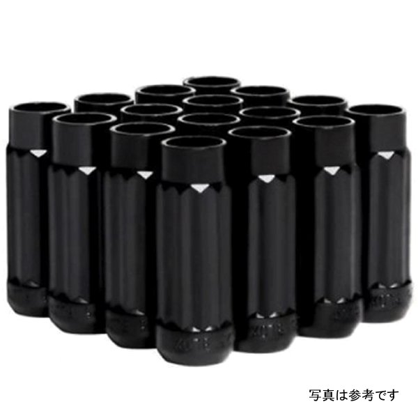 BLOX Racing 12-Sided P17 Tuner Lug Nuts 12x1.25 - Black Steel - Set of 16 bloBXAC-00144-BK WO店 14,006円