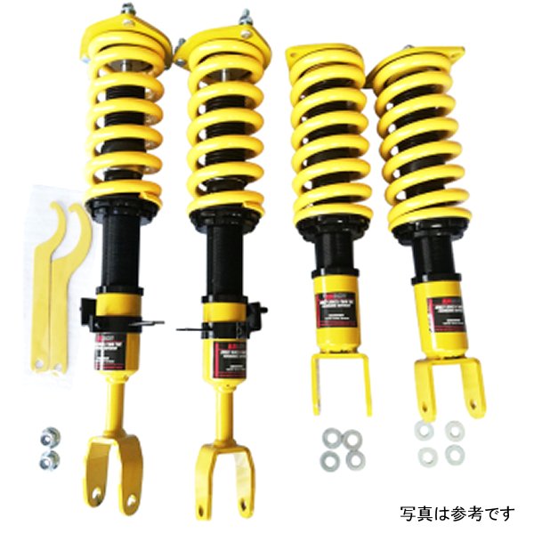 BLOX Racing 03-08 ニッサン G35/350Z - ノンアジャスタブル Damping Streetシリーズ II コイルオーバー BLOBXSS-02705 WO店