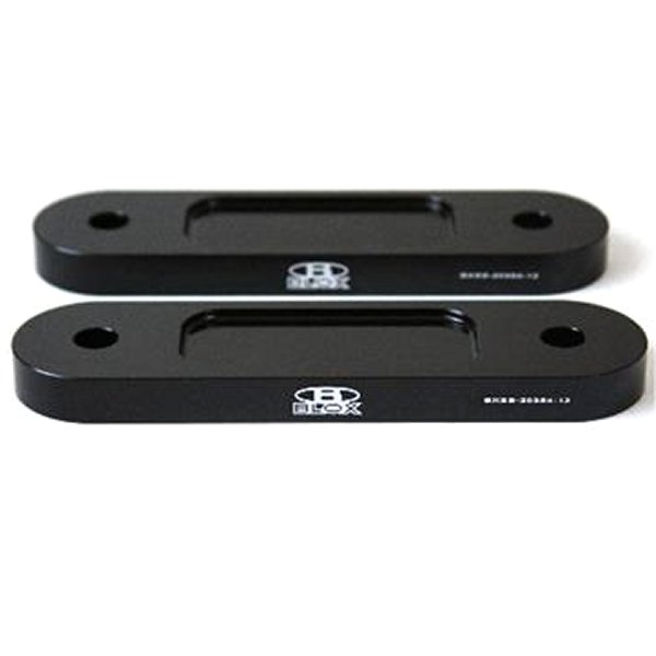 BLOX ホンダ S2000 Racing フロント 12mm Thin Spacer Bump Steer Kit ブラック (Lowered 1in and more) BLOBXSS-20354-12-BK WO店