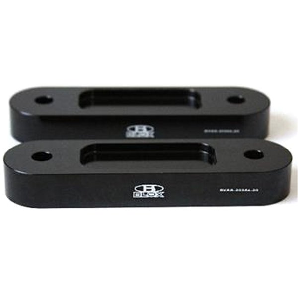 BLOX Honda S2000 Racing Front 20mm Thick Spacer Bump Steer Kit - Black (Lowered 1in and more) bloBXSS-20354-20-BK WO店の通販は
