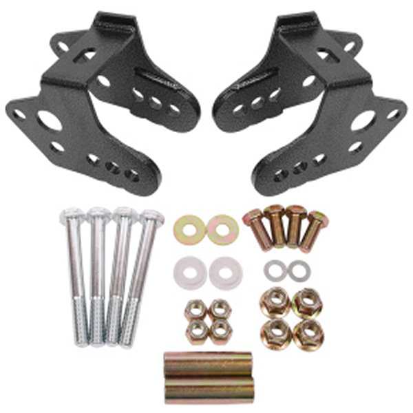 BMR 79-04 Ford Mustang Control Arm Relocation Bracket - Black Hammertone bmrCAB740H WO店の通販はその他バイク用品