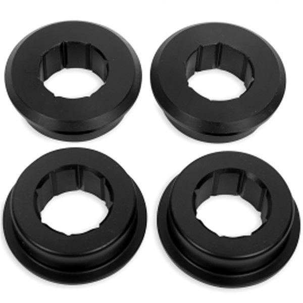 BMR 08-18 Dodge Challenger リア ロワー Delrin コントロールアーム Bushing Kit ブラック BMRCBK112 WO店