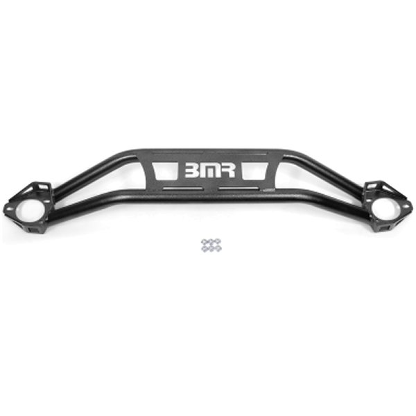BMR 08-18 Dodge Challenger フロント Strut Tower Brace ブラック Hammertone (Twin Tube Design) BMRSTB110H WO店