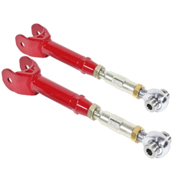 BMR 16年-17年 6th Gen カマロ ロワー Trailing Arms w/ On-Car Adj. Rod Ends レッド BMRTCA061R WO店