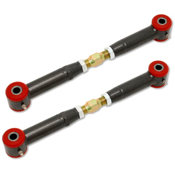 BMR 10-15 5th Gen カマロ リア Adj. Toe Rods (Polyurethane) ブラック Hammertone BMRTR003H WO店